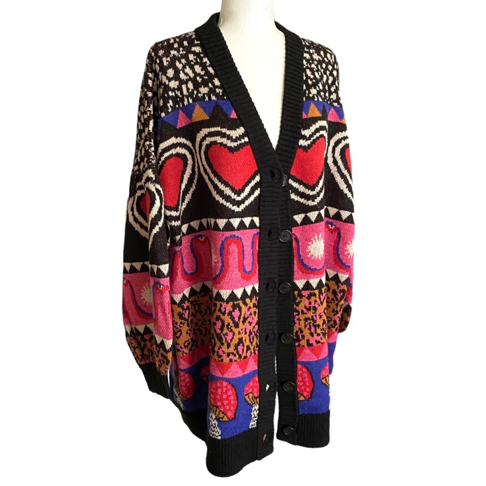 FARM Rio Multicolor Patterned Cardigan - Picture 2 of 16